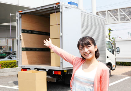 ドライバー付き2tアルミバン車(30分迄)